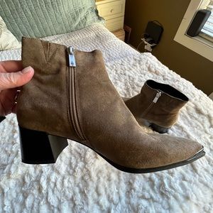 Keneth Cole Roanne suede bootie.